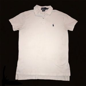 Men's Ralph Lauren polo white short sleeve shirt